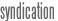syndication